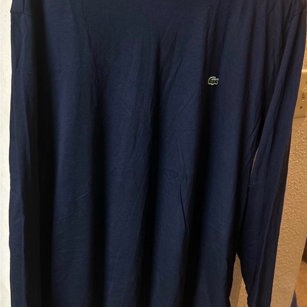 Mens Long Sleeve Logo T-shirt by Lacoste